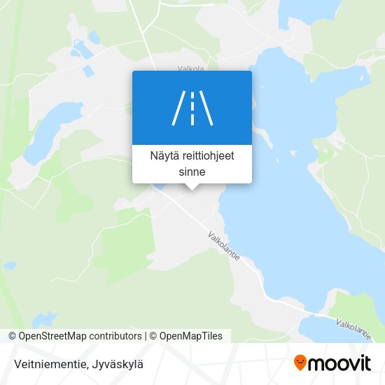 Veitniementie kartta