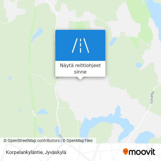 Korpelankyläntie kartta