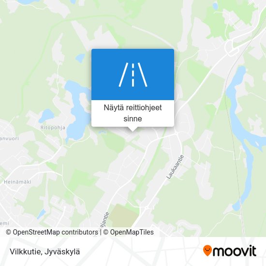 Vilkkutie kartta