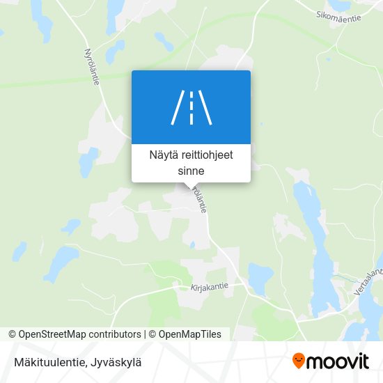 Mäkituulentie kartta