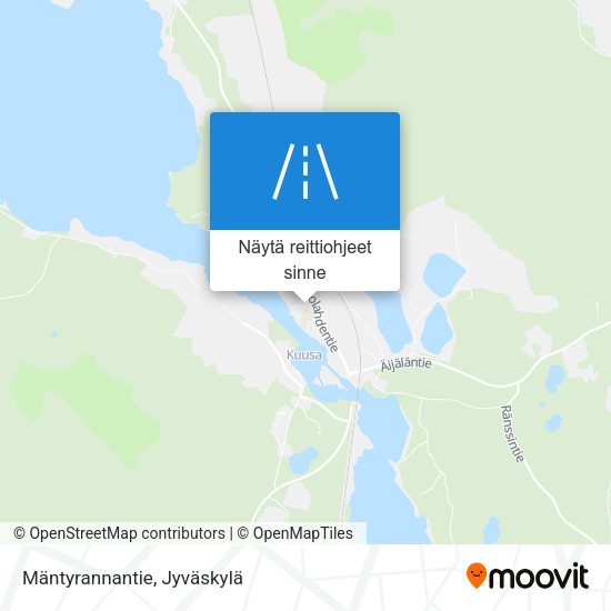 Mäntyrannantie kartta