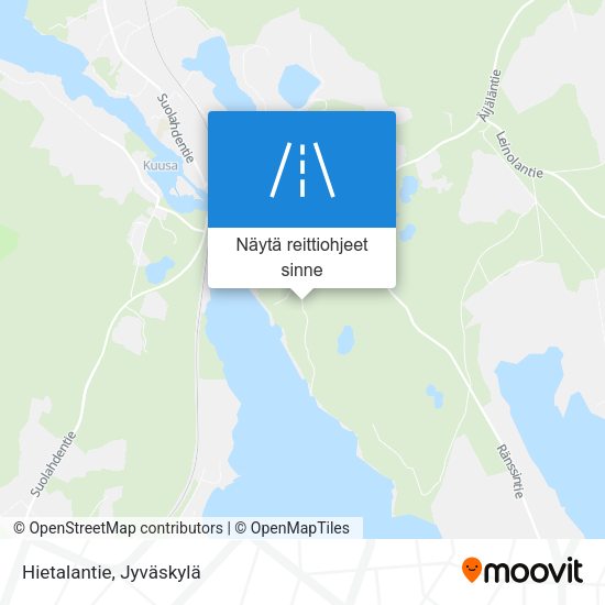 Hietalantie kartta