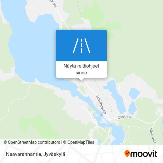 Naavarannantie kartta