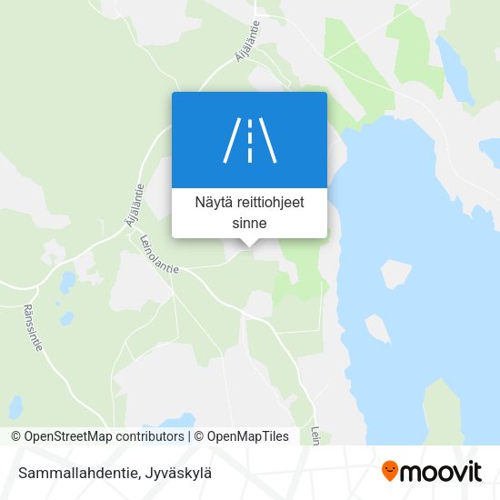 Sammallahdentie kartta