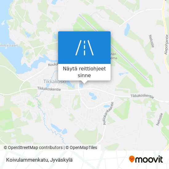 Koivulammenkatu kartta