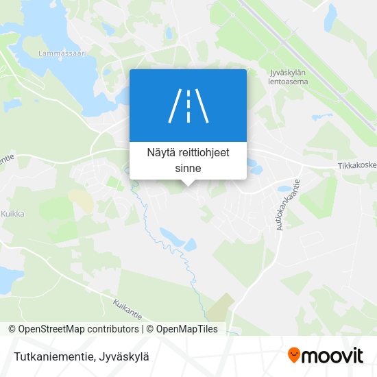 Tutkaniementie kartta