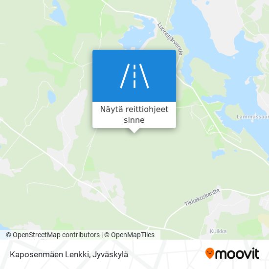 Kaposenmäen Lenkki kartta