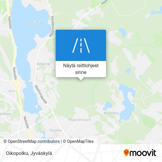 Oikopolku kartta