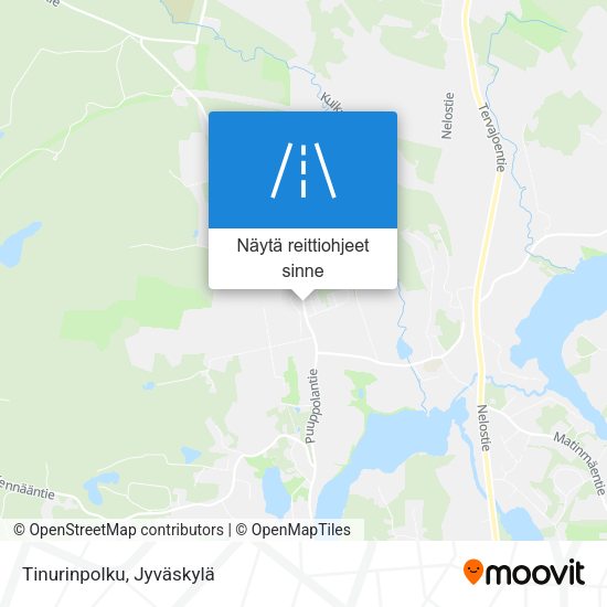 Tinurinpolku kartta