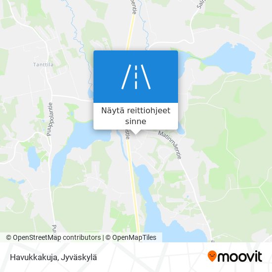 Havukkakuja kartta