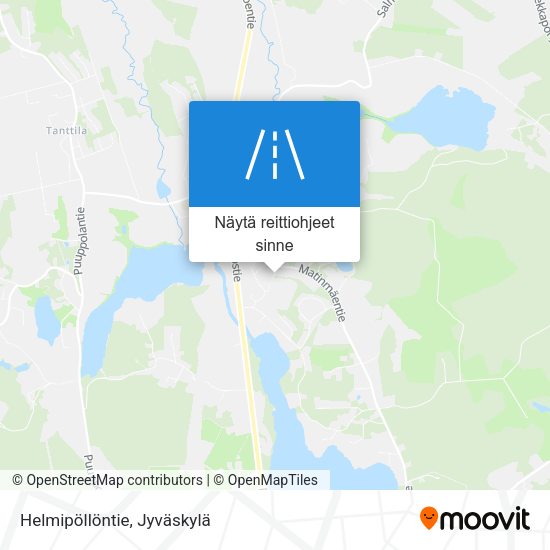 Helmipöllöntie kartta