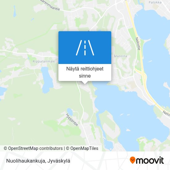Nuolihaukankuja kartta