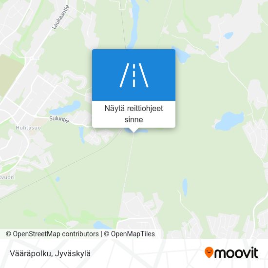 Vääräpolku kartta