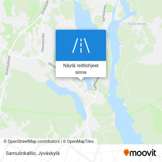 Samulinkallio kartta