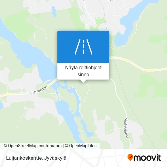 Luijankoskentie kartta