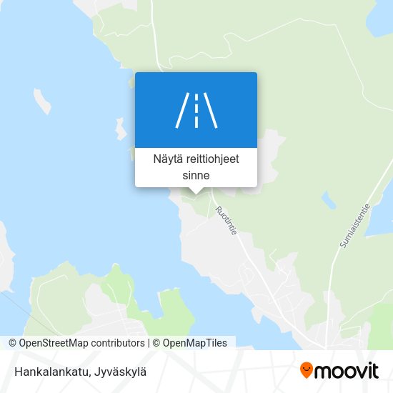 Hankalankatu kartta