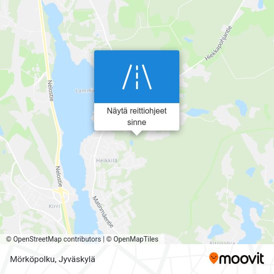 Mörköpolku kartta