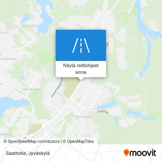 Saattotie kartta