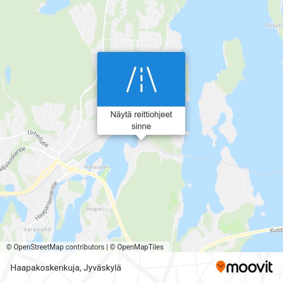 Haapakoskenkuja kartta