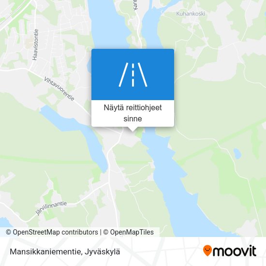 Mansikkaniementie kartta