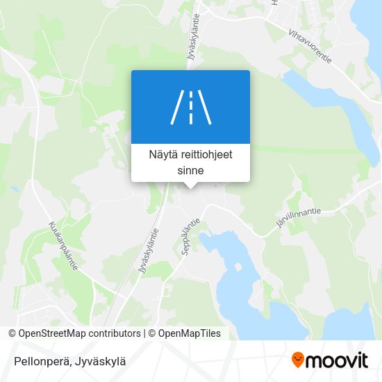 Pellonperä kartta