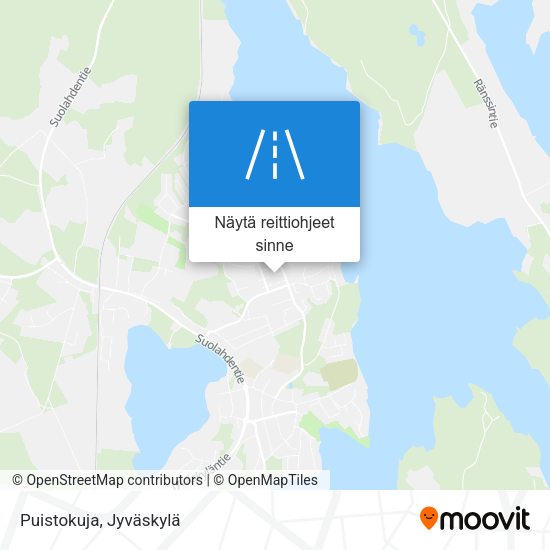 Puistokuja kartta