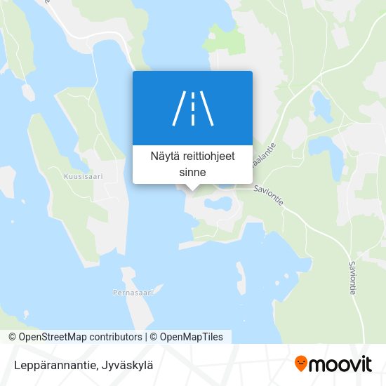 Leppärannantie kartta