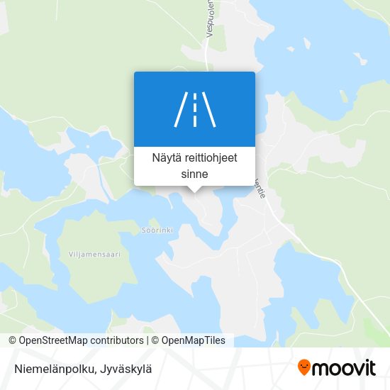 Niemelänpolku kartta