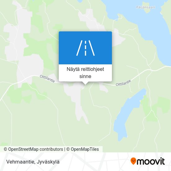 Vehmaantie kartta