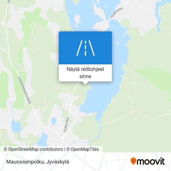 Maunosenpolku kartta