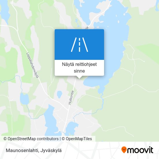 Maunosenlahti kartta