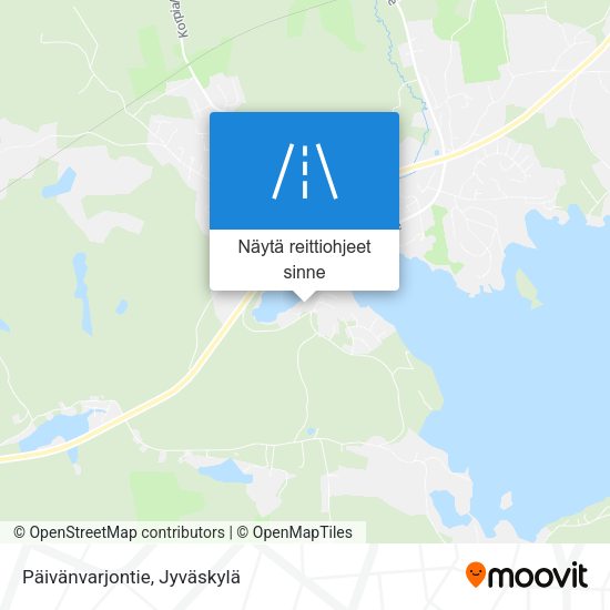 Päivänvarjontie kartta