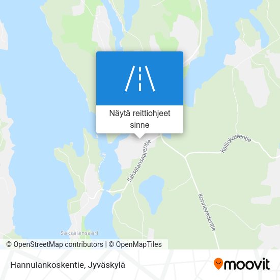 Hannulankoskentie kartta