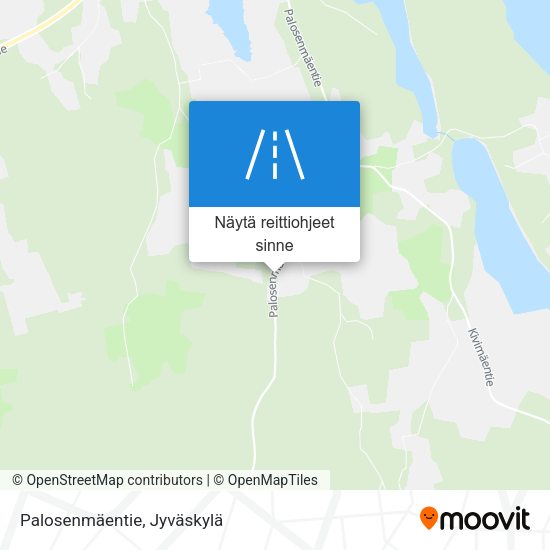 Palosenmäentie kartta