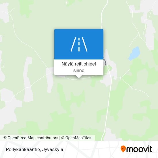 Pöllykankaantie kartta
