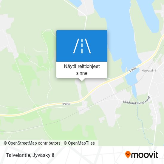 Talvelantie kartta