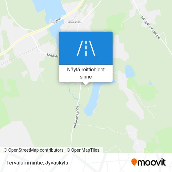 Tervalammintie kartta