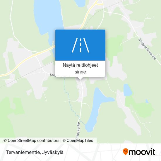 Tervaniementie kartta