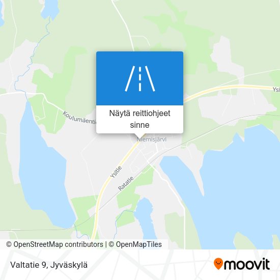 Valtatie 9 kartta