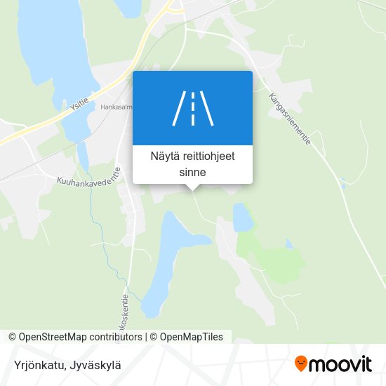 Yrjönkatu kartta