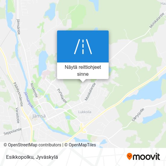 Esikkopolku kartta