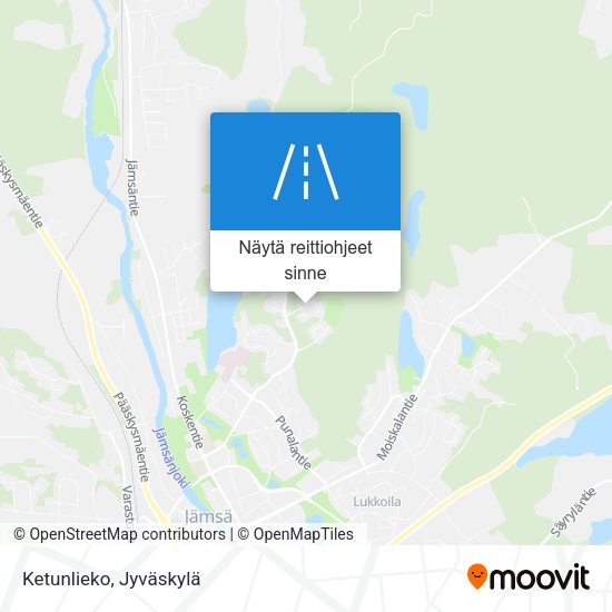 Ketunlieko kartta