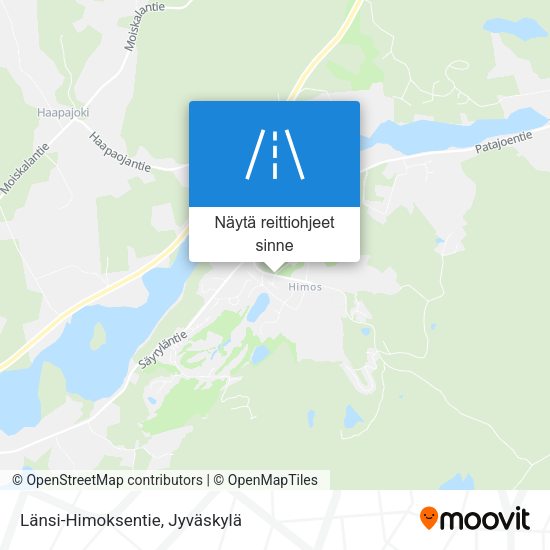 Länsi-Himoksentie kartta