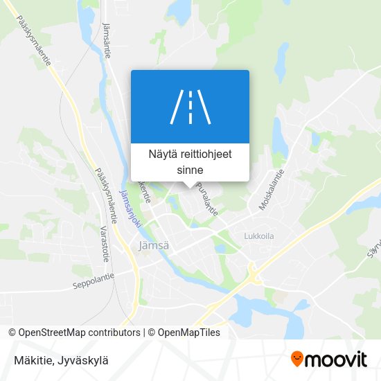 Mäkitie kartta