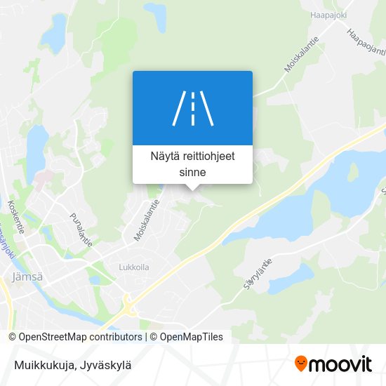 Muikkukuja kartta