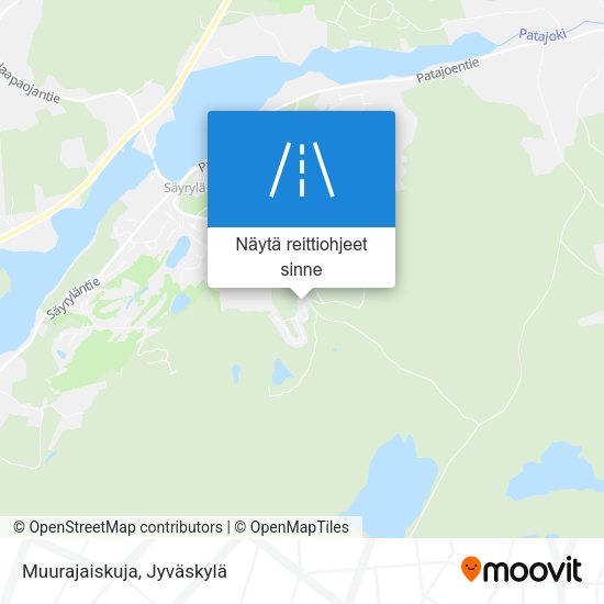 Muurajaiskuja kartta