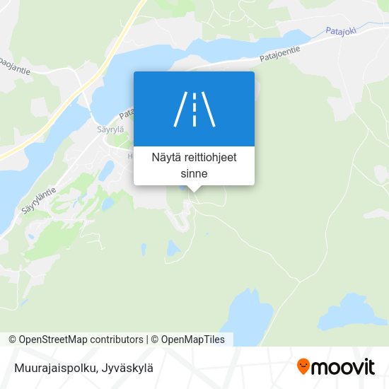 Muurajaispolku kartta
