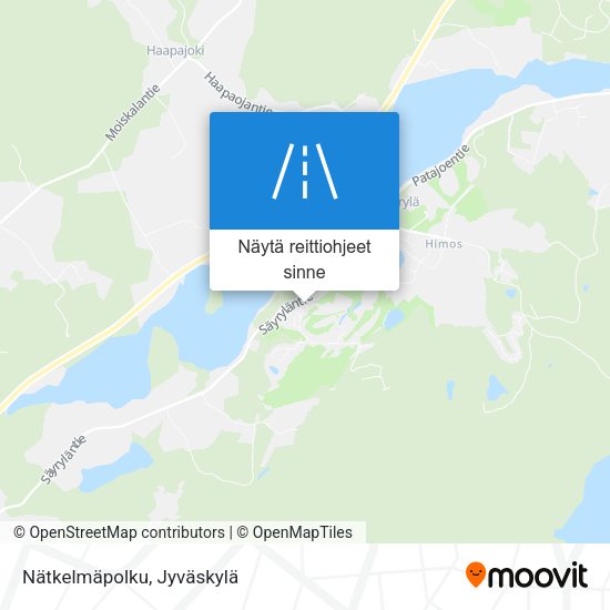 Nätkelmäpolku kartta