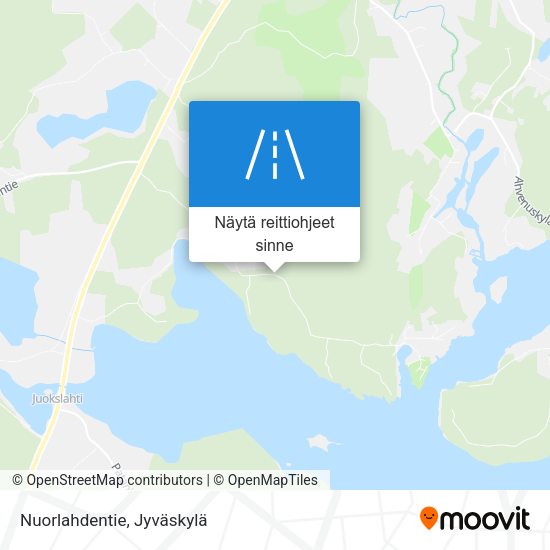 Nuorlahdentie kartta