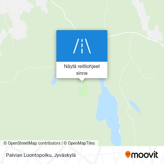 Palvian Luontopolku kartta